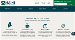 Desktop Screenshot of mainestatecu.org