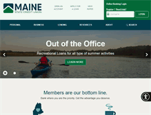 Tablet Screenshot of mainestatecu.org